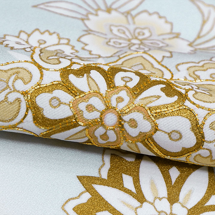 正絹　訪問着【優美な華文様】