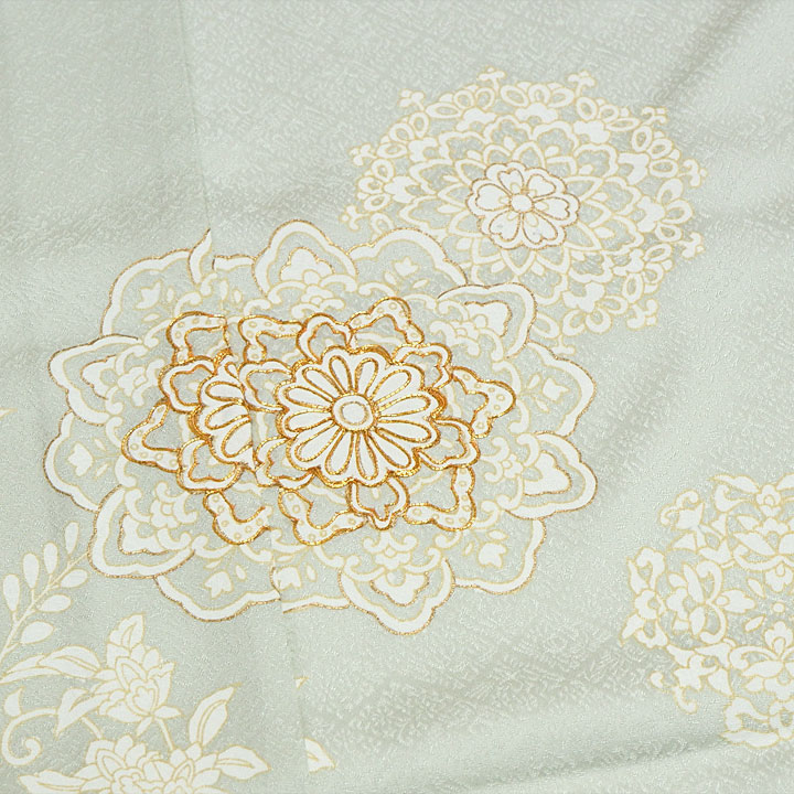 正絹 金駒刺繍 訪問着【唐草に華文】 [250509-ho-1] - ￥198,000