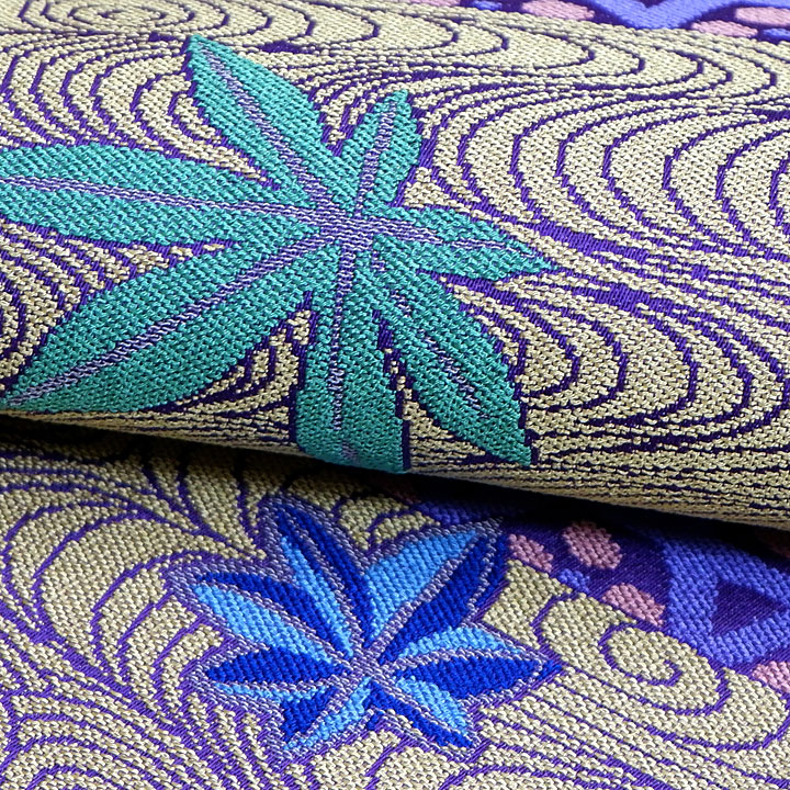 西陣織おおば 　いまおり袋帯【流水と紅葉】　