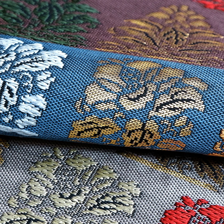 紫幸織謹製　西陣織袋帯【名物裂】