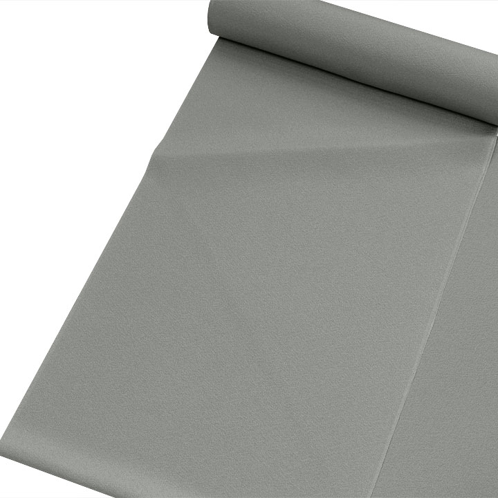 正絹 堅牢草木染 色無地反【グレー】B反 [250531-irm-2