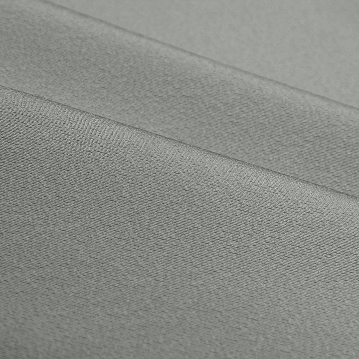 正絹 堅牢草木染 色無地反【グレー】B反
