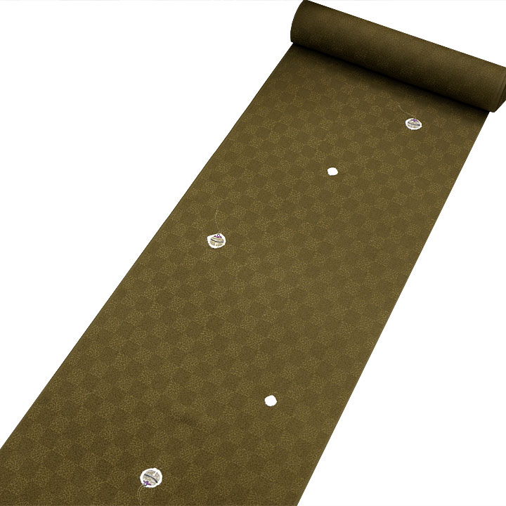 正絹　絞り染め飛ぶ柄小紋反【鈴】