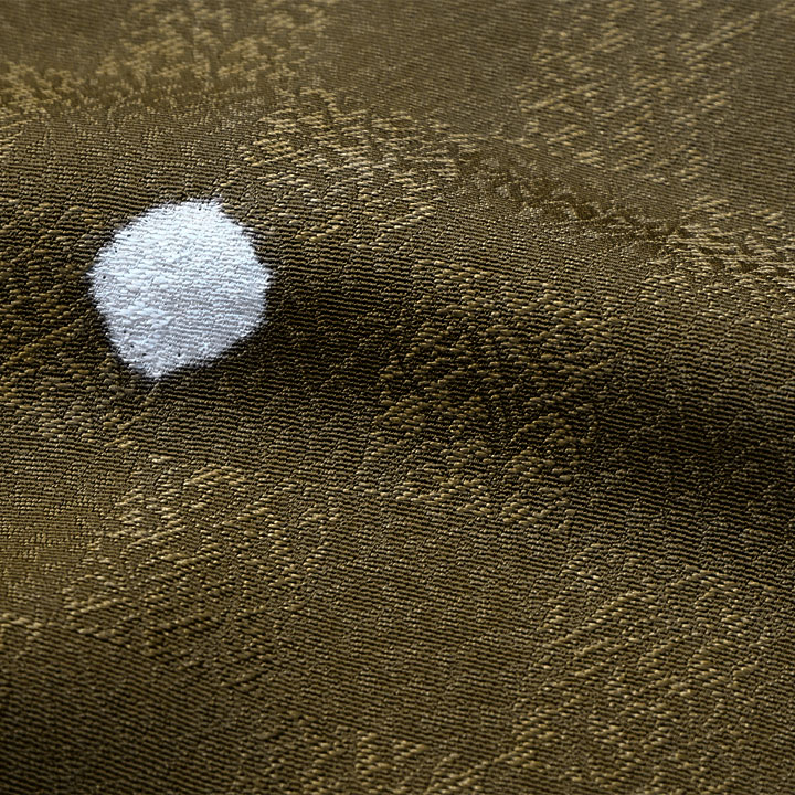 正絹　絞り染め飛ぶ柄小紋反【鈴】