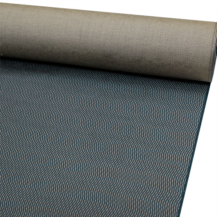 正絹　小紋反【変わり縞】　