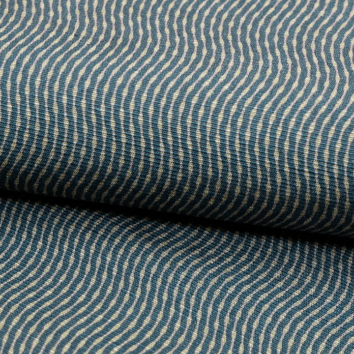 正絹　小紋反【変わり縞】　