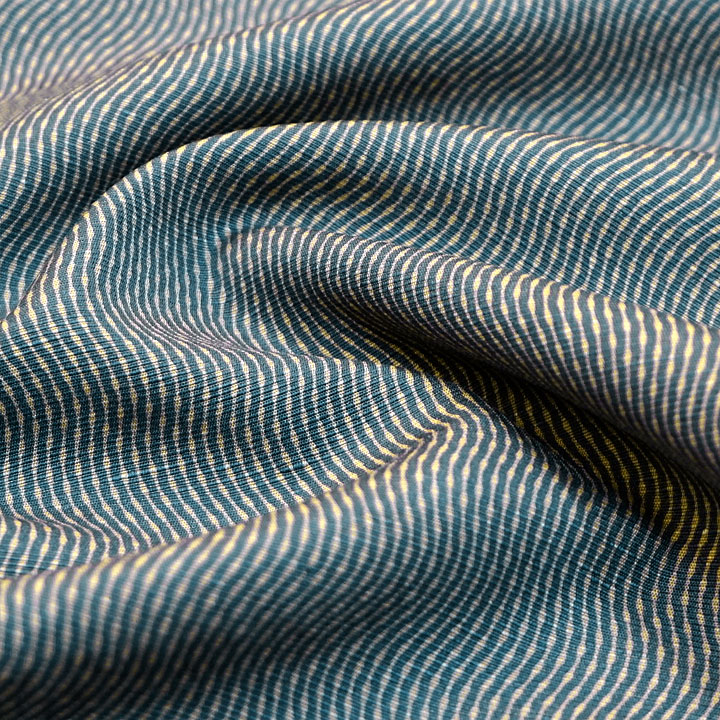 正絹　小紋反【変わり縞】　