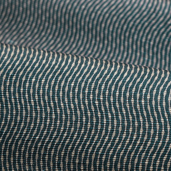 正絹　小紋反【変わり縞】　