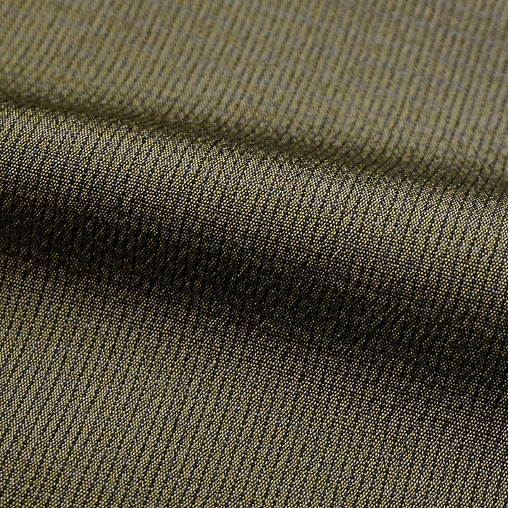 正絹　上代御召反【織格子】　