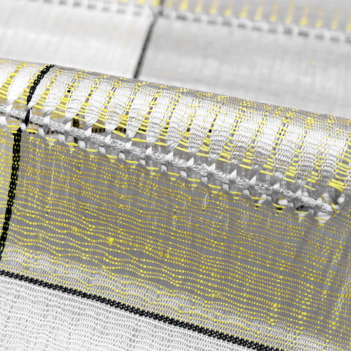 杉村謹製 手織り もじり織 九寸名古屋帯【捩格子】