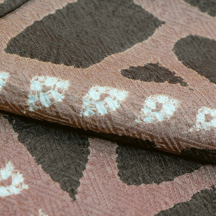 絞り加藤　伝統工芸士 山岸幸吉 特撰訪問着【茶】　