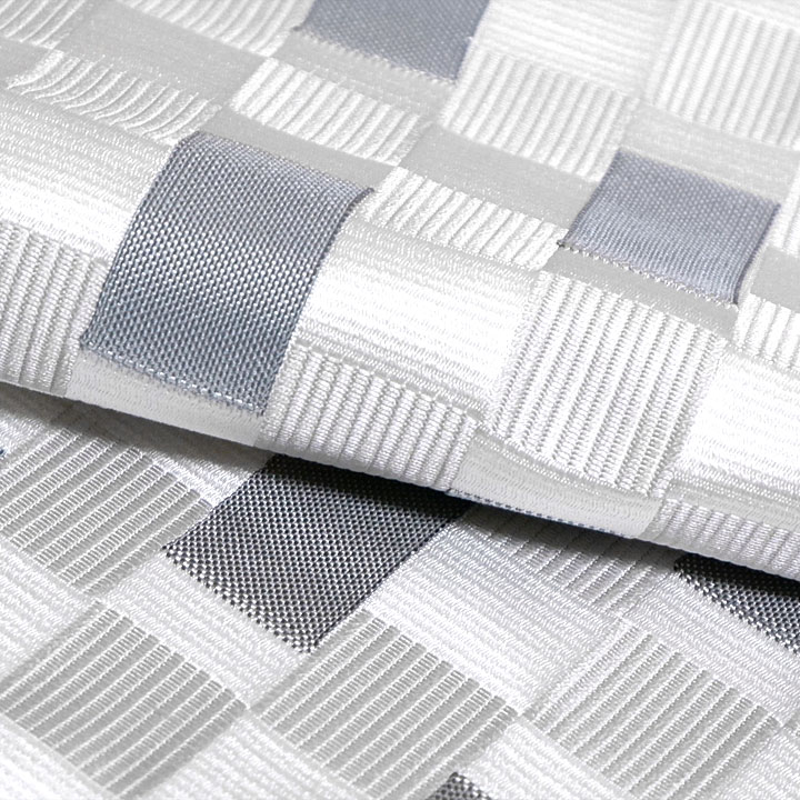 博多織 筑前織物 八寸帯【3D格子】