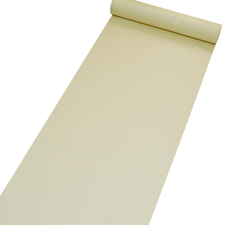 博多織 筑前織物 伝統的工芸品 御召【切子 淡黄色】