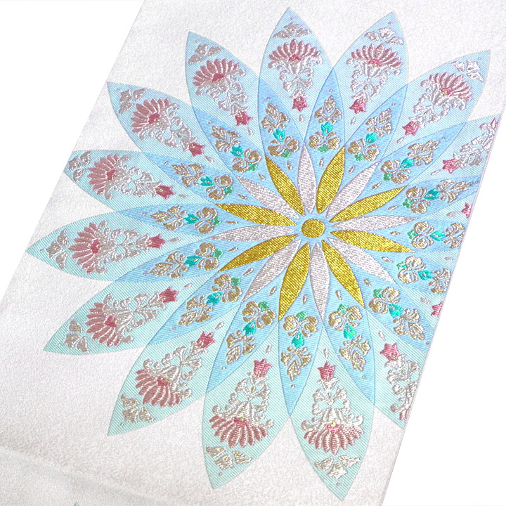 福絖織物　博多織袋帯【花富貴】