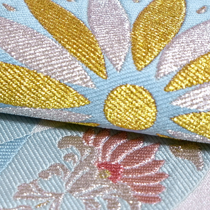 福絖織物　博多織袋帯【花富貴】