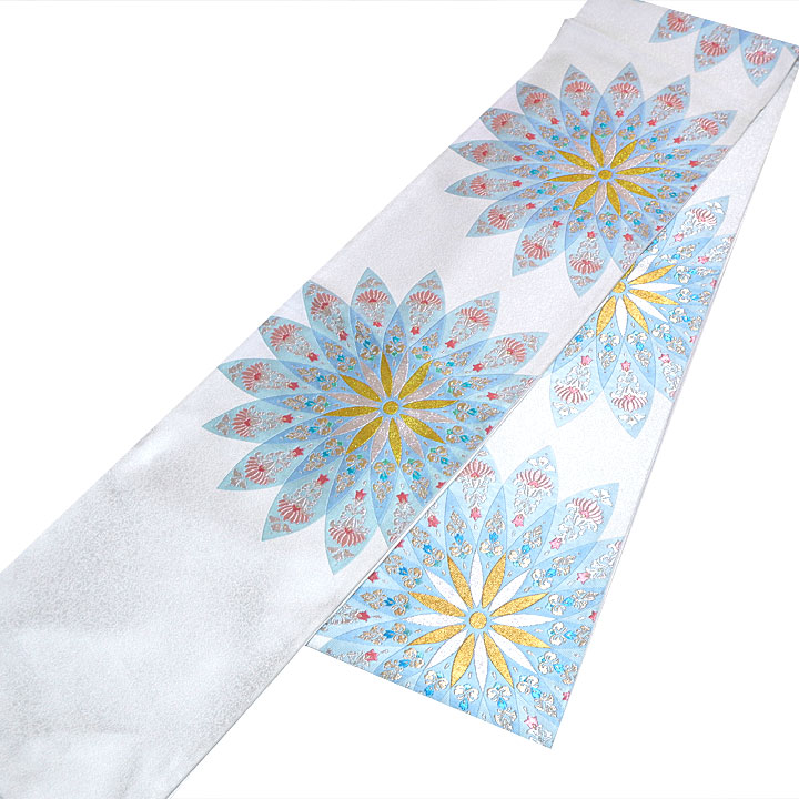 福絖織物　博多織袋帯【花富貴】