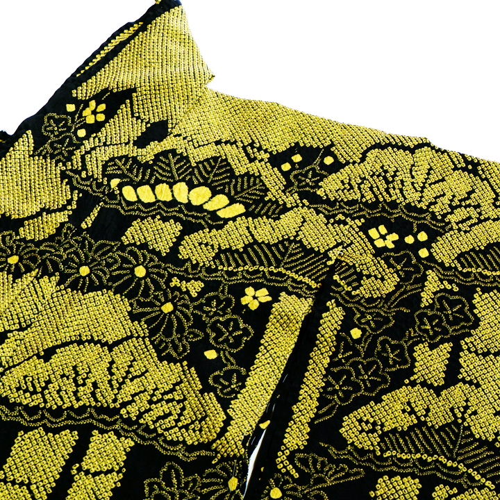 絞りの加藤　本疋田総絞り振袖【成長竹】