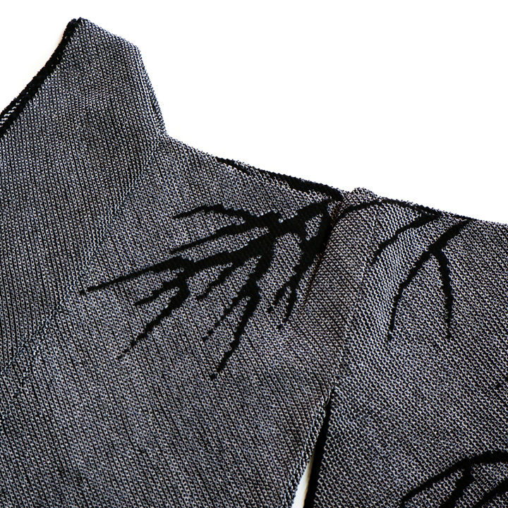 絞り加藤　鹿の子総疋田絞 最高級訪問着【ゆれる影葉】