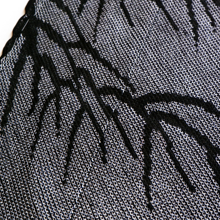 絞り加藤　鹿の子総疋田絞 最高級訪問着【ゆれる影葉】