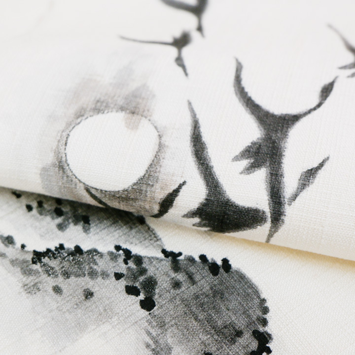 紬地 染め九寸名古屋帯【源氏香】