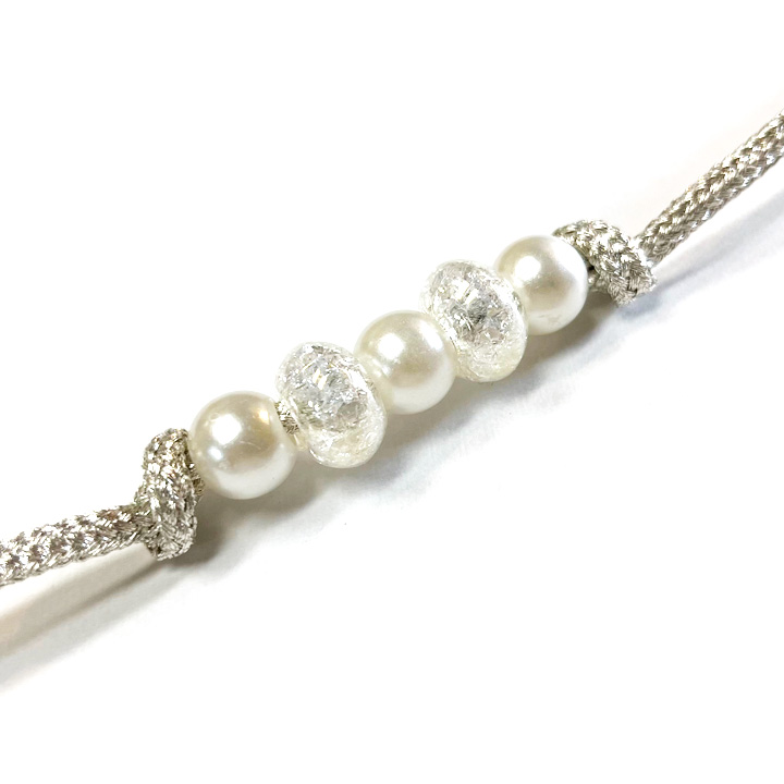 飾り紐【5連　パール】