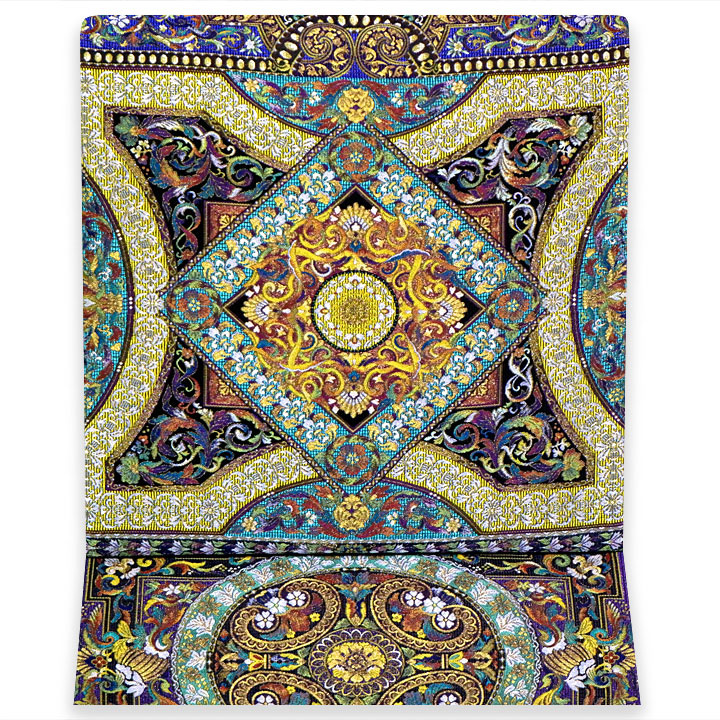 西陣織まいづる ゴブラン巴錦　受賞柄【西欧宮殿華紋文】　