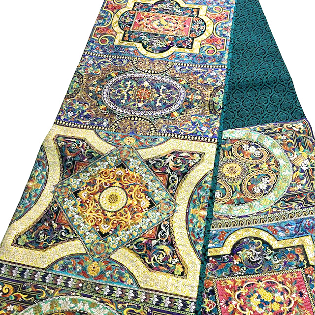 西陣織まいづる ゴブラン巴錦　受賞柄【西欧宮殿華紋文】　