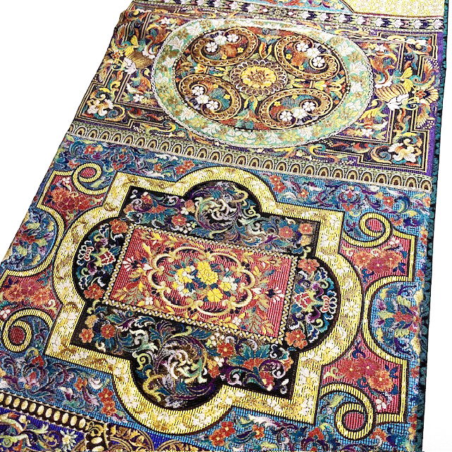 西陣織まいづる ゴブラン巴錦　受賞柄【西欧宮殿華紋文】　