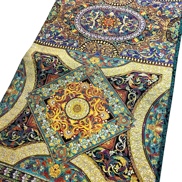 西陣織まいづる ゴブラン巴錦　受賞柄【西欧宮殿華紋文】　