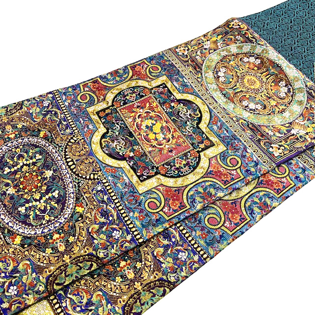 西陣織まいづる ゴブラン巴錦　受賞柄【西欧宮殿華紋文】　