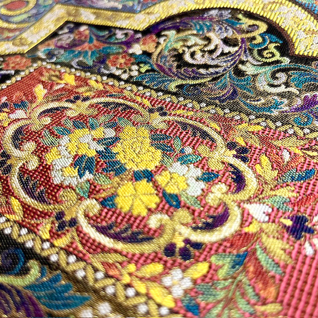 西陣織まいづる ゴブラン巴錦　受賞柄【西欧宮殿華紋文】　