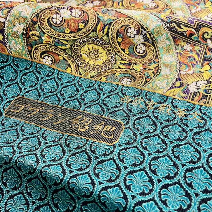 西陣織まいづる ゴブラン巴錦　受賞柄【西欧宮殿華紋文】　