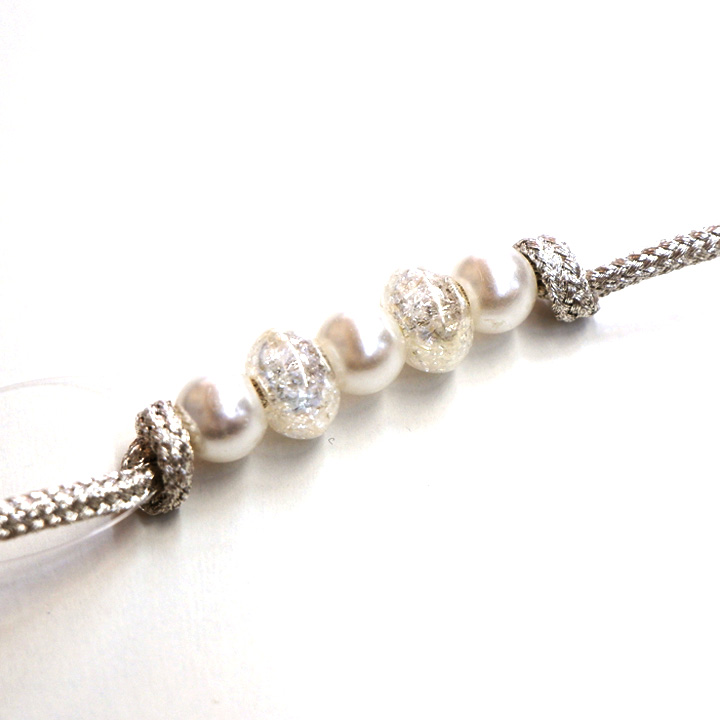 パール 飾り紐【シルバー】