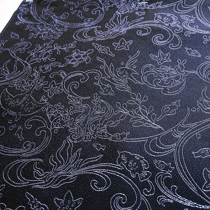 まいづる謹製　西陣織　九寸名古屋帯【シンベエ鮫】