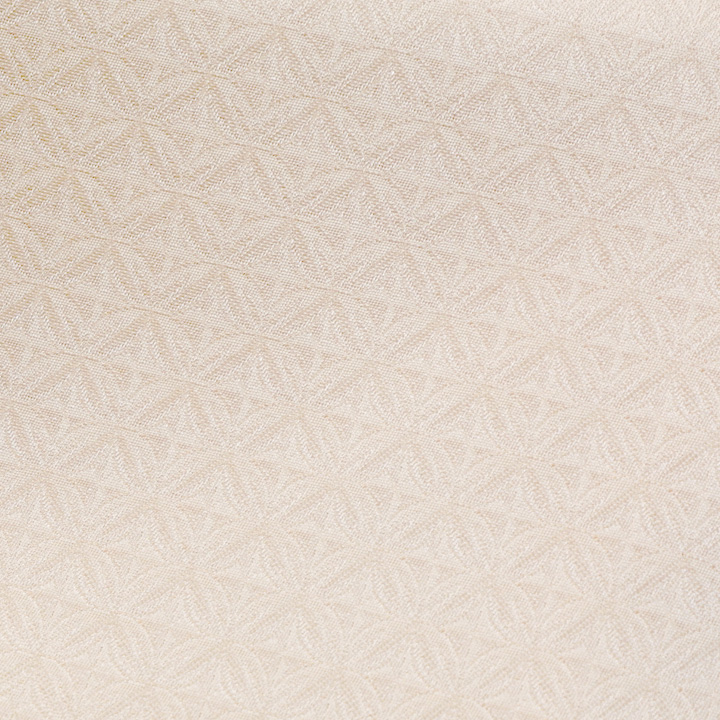 博多織 筑前織物 伝統的工芸品 御召【切子 薄香色】