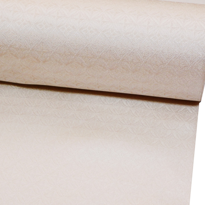 博多織 筑前織物 伝統的工芸品 御召【切子 薄香色】