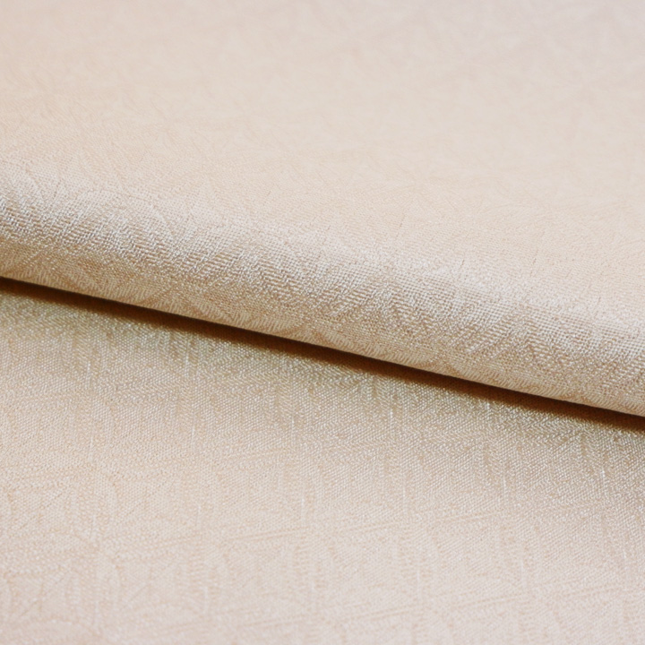 博多織 筑前織物 伝統的工芸品 御召【切子 薄香色】