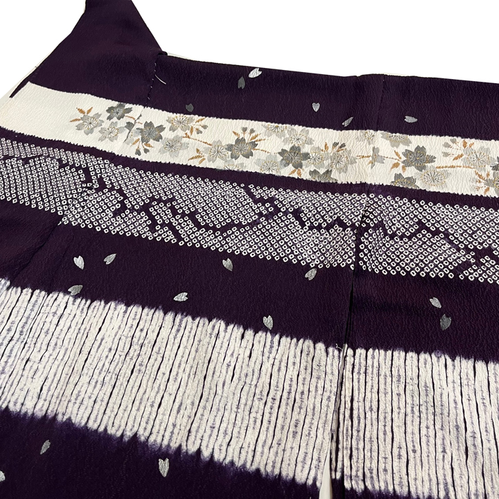 絞り加藤　絞り染め金彩友禅訪問着【桜舞う】　