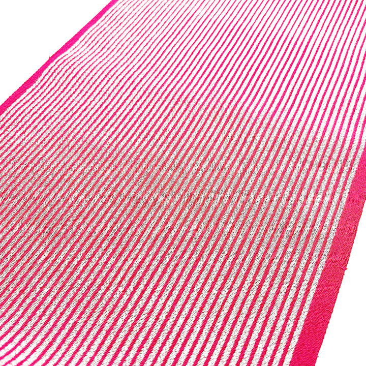 正絹　金彩帯揚げ【ルビーレッド】