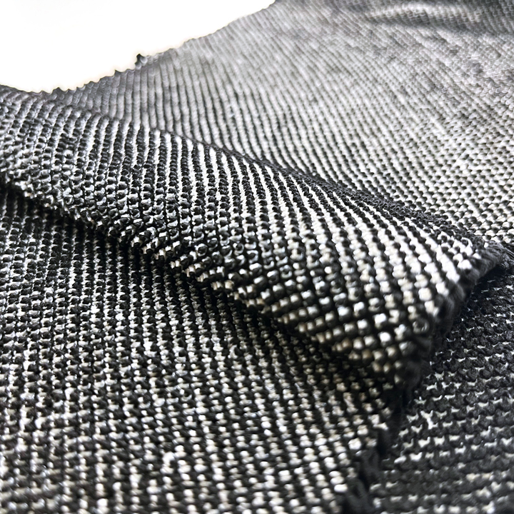 正絹　総絞り帯揚げ【黒色】