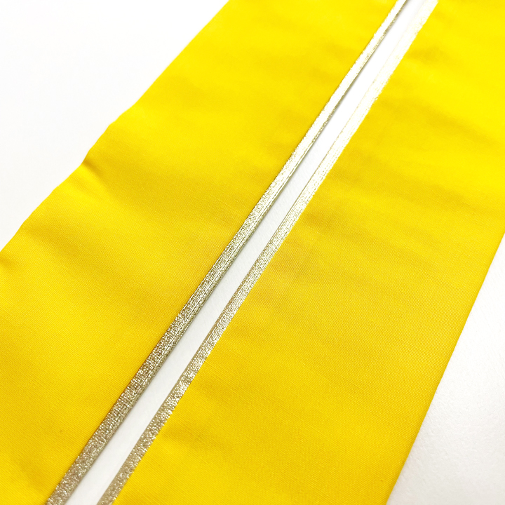 正絹 二十重ね衿【黄色】