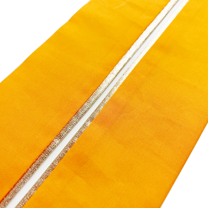 正絹 二十重ね衿【山吹色】