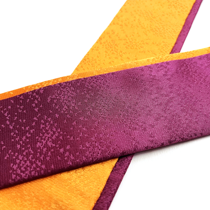 正絹 二十重ね衿【赤紫色】