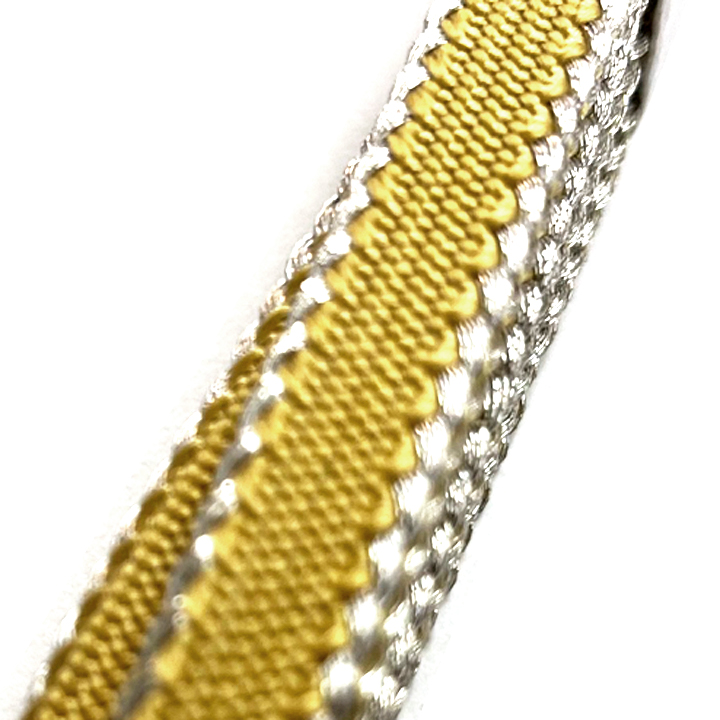 紐の渡敬　正絹　帯締め【淡黄色】