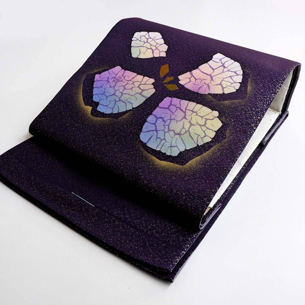 山本唯与志謹製　袋帯【蝶々】　