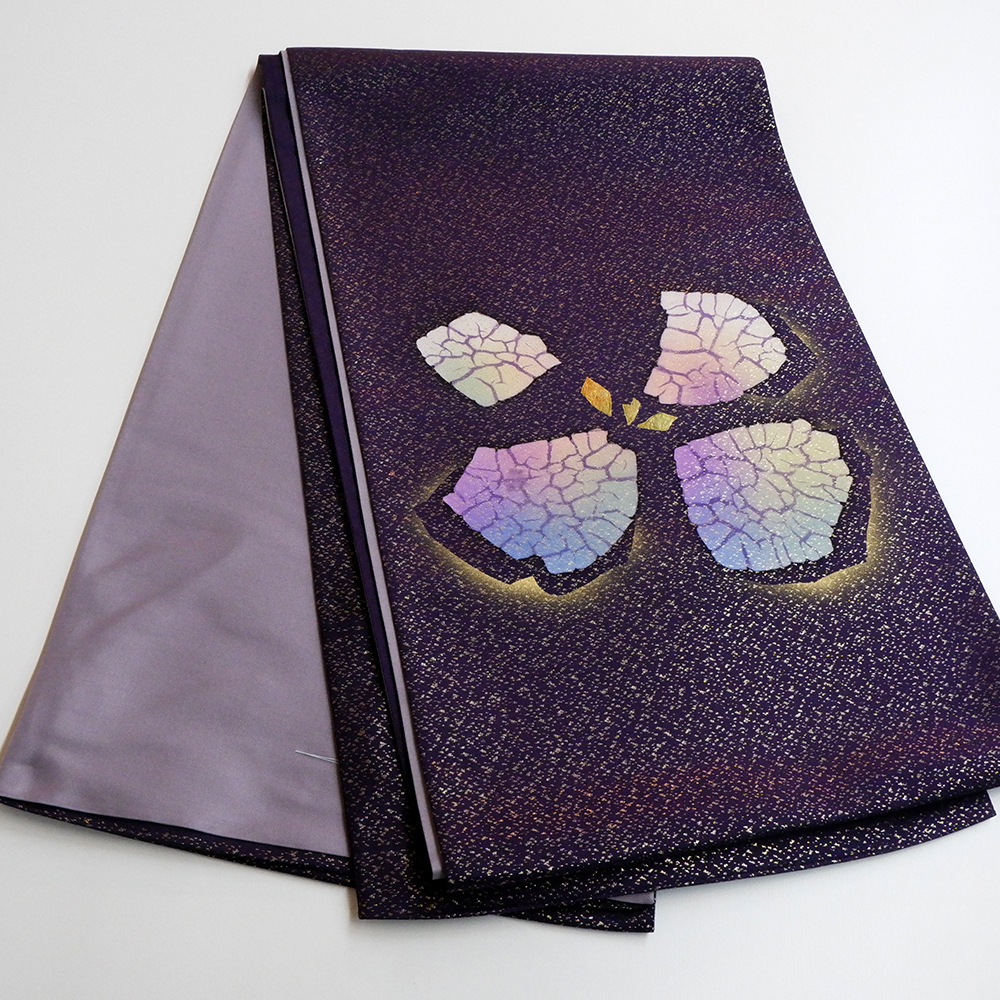 山本唯与志謹製　袋帯【蝶々】　