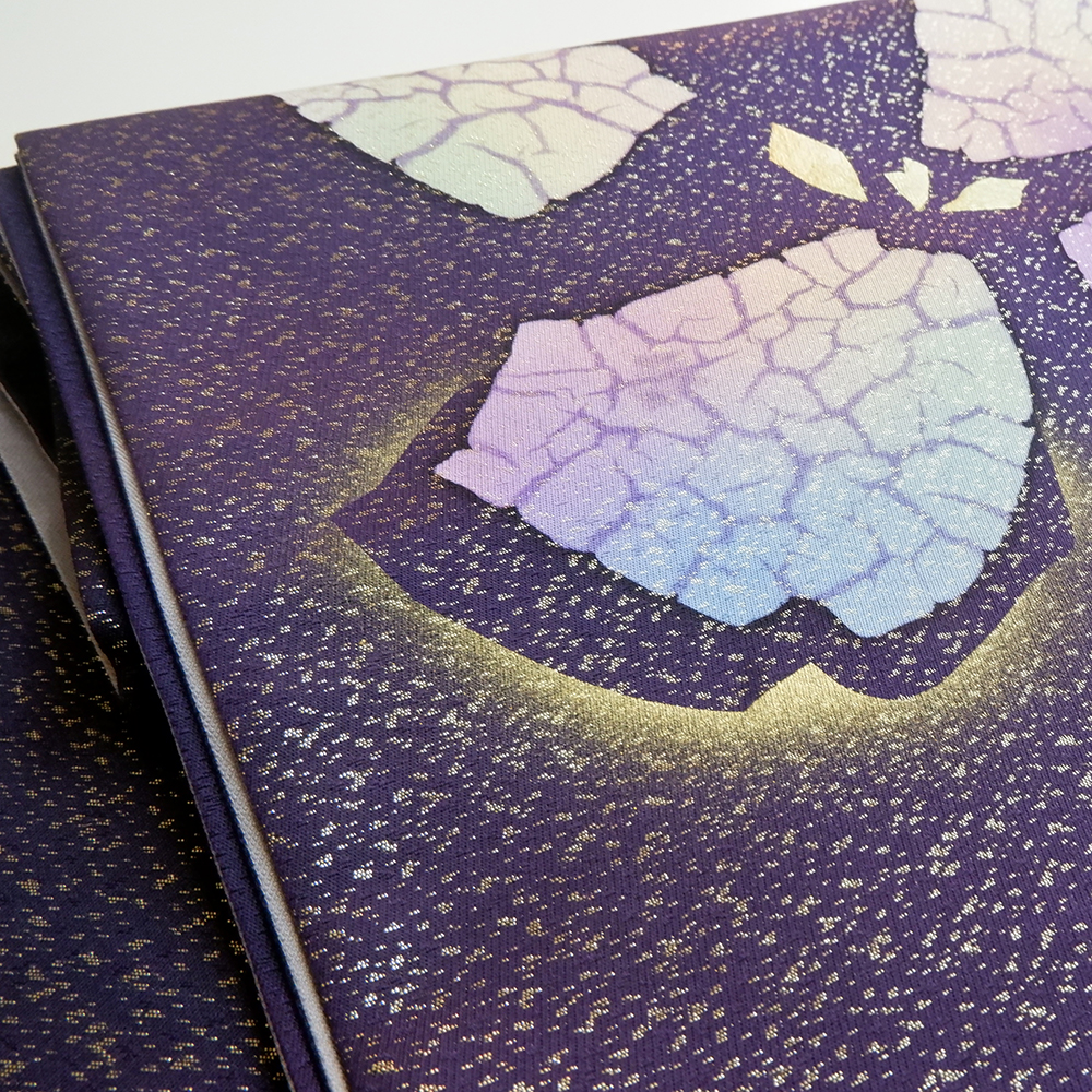 山本唯与志謹製　袋帯【蝶々】　