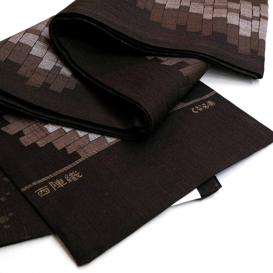 となみ謹製　西陣織袋帯【石畳】　