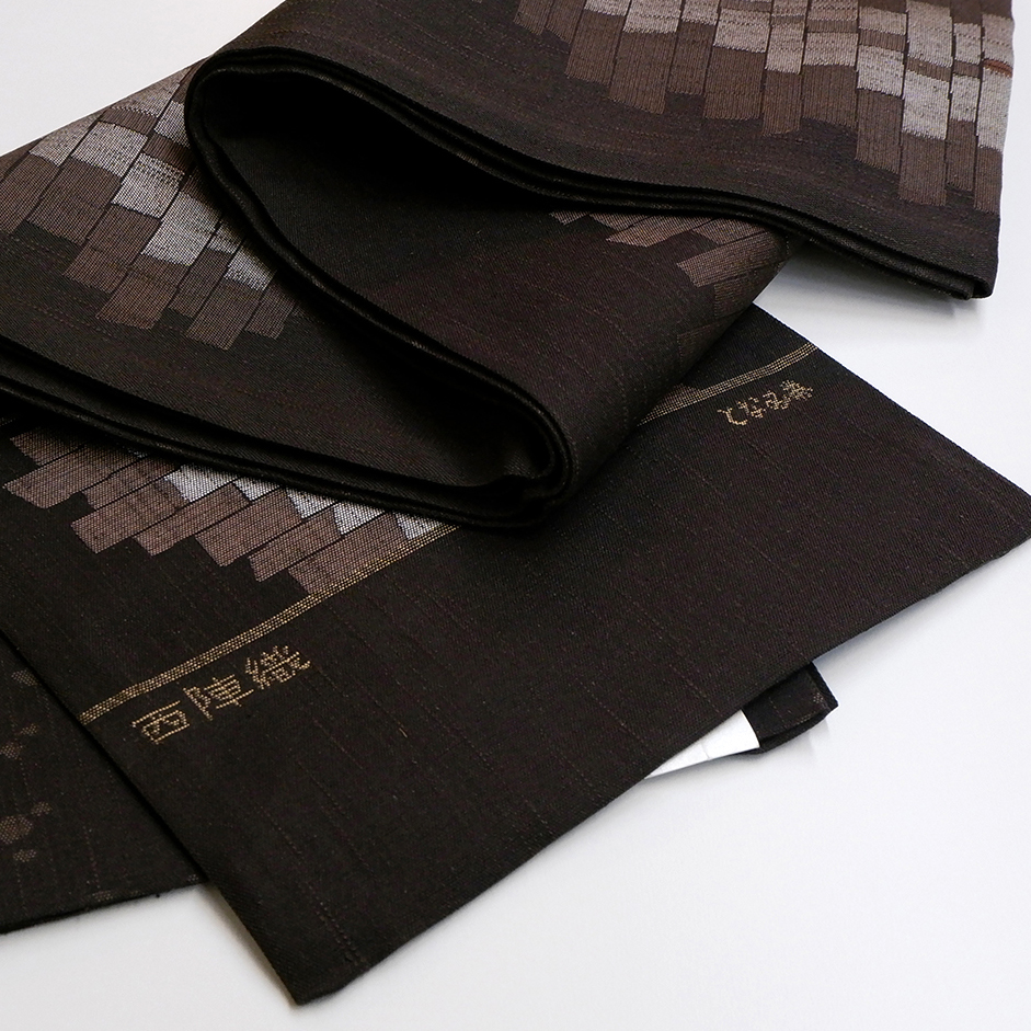 となみ謹製　西陣織袋帯【石畳】　