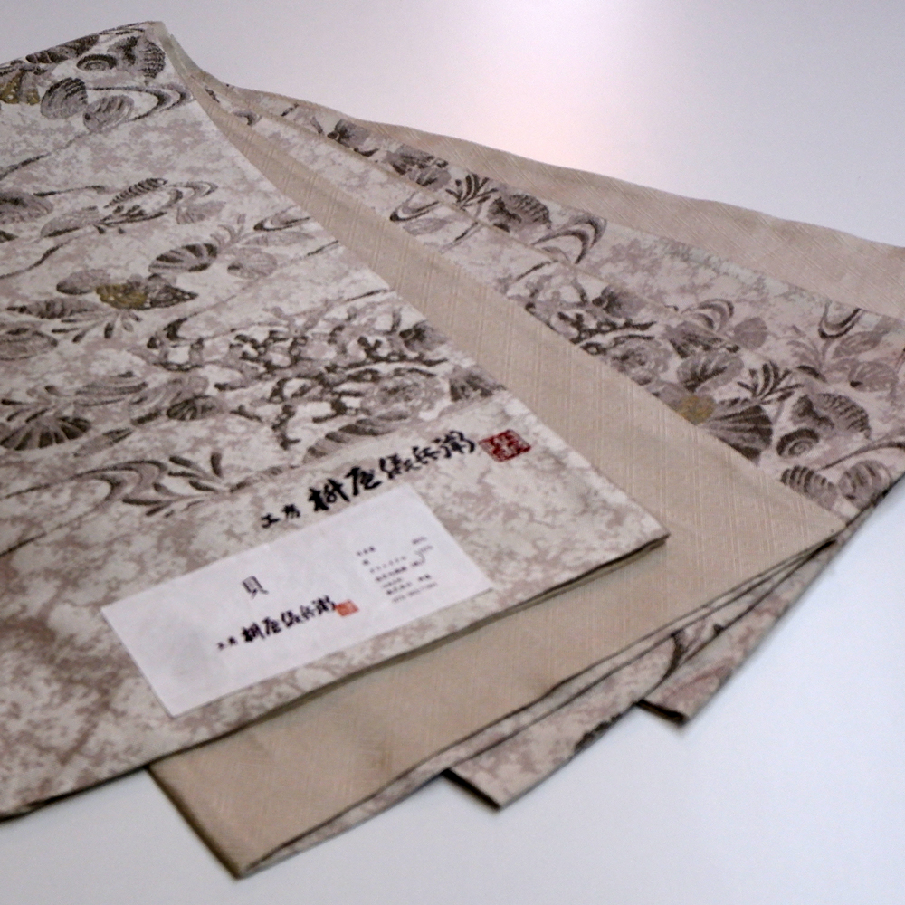 枡屋儀兵衛謹製　袋帯【貝】　